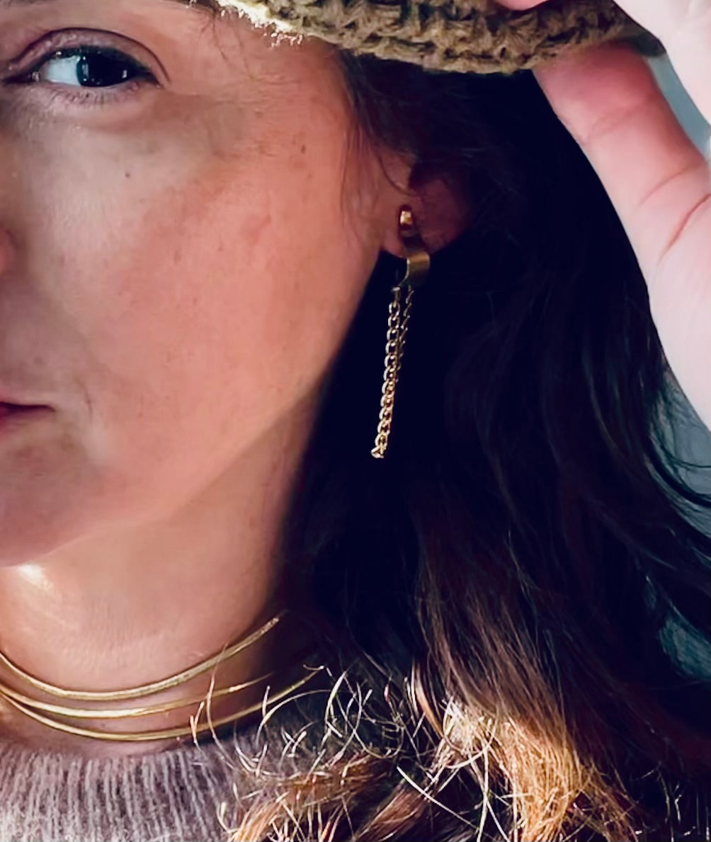 Lily Ear-Cuff & Penelope Earring Combo