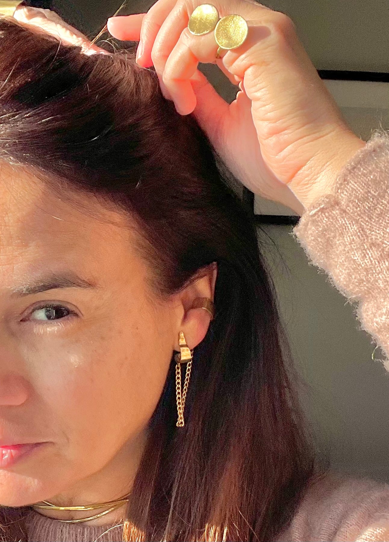 Lily Ear-Cuff & Penelope Earring Combo