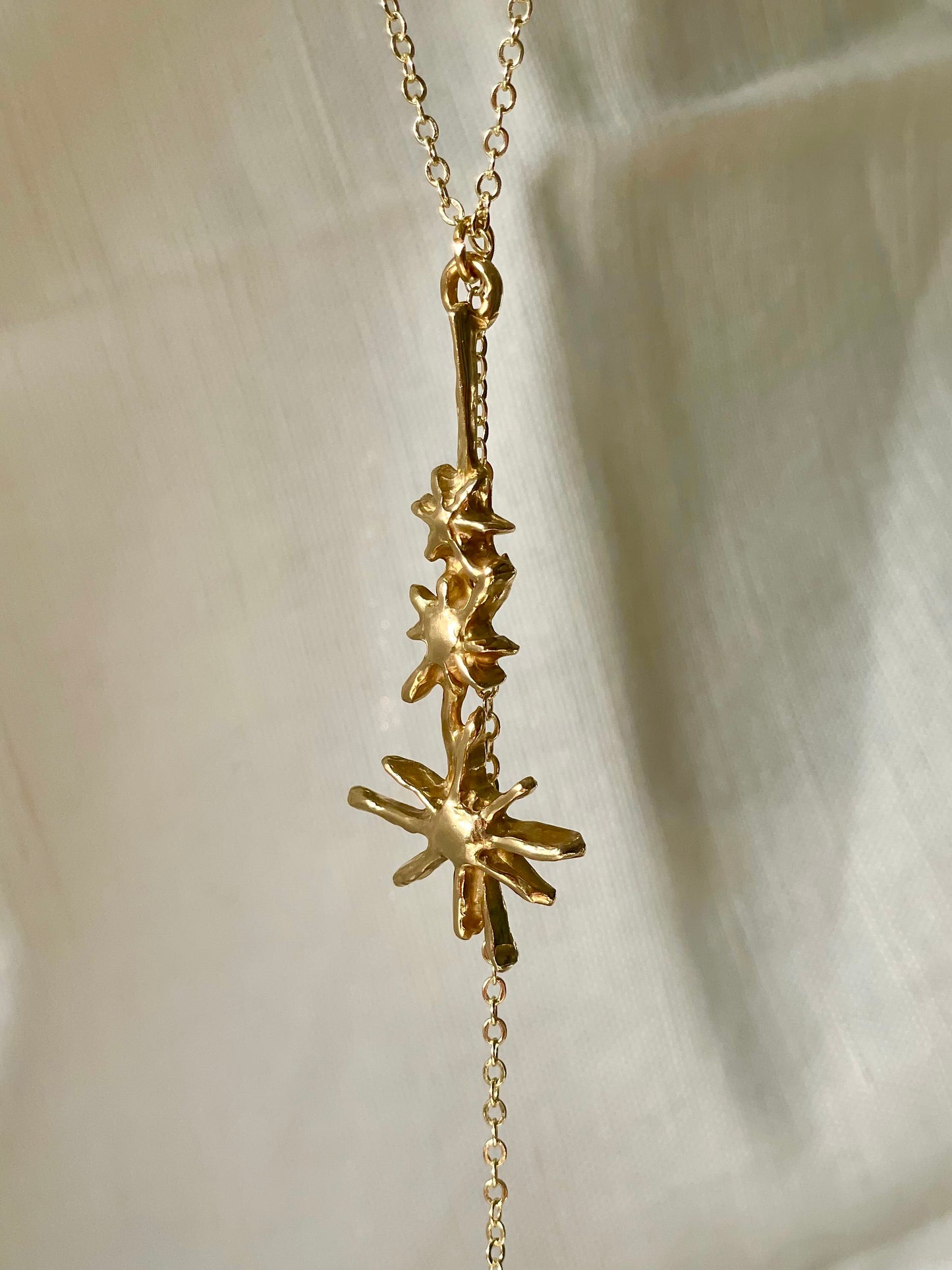 Triple Nova Star Necklace