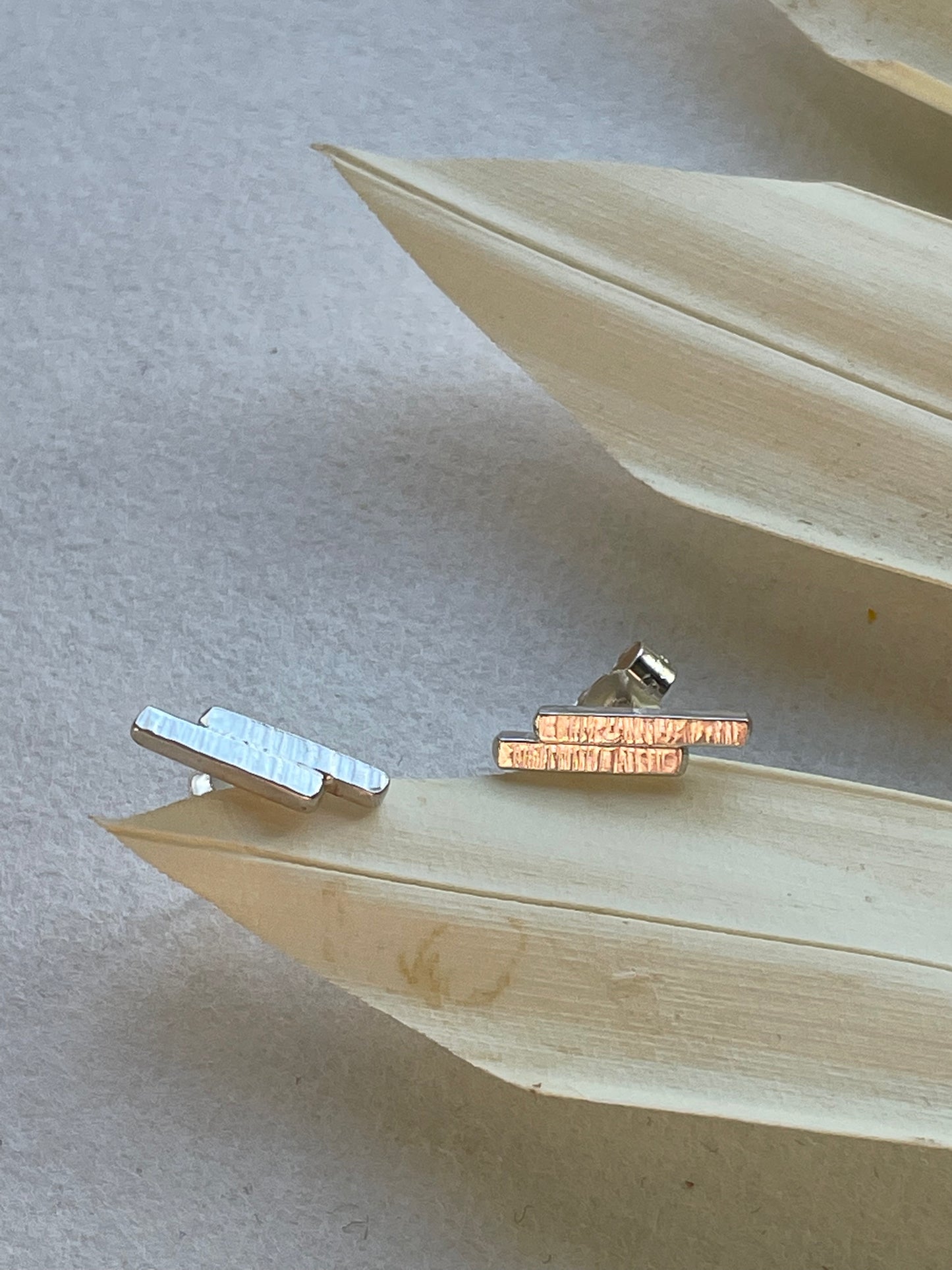 Mini Stack Bars Earrings