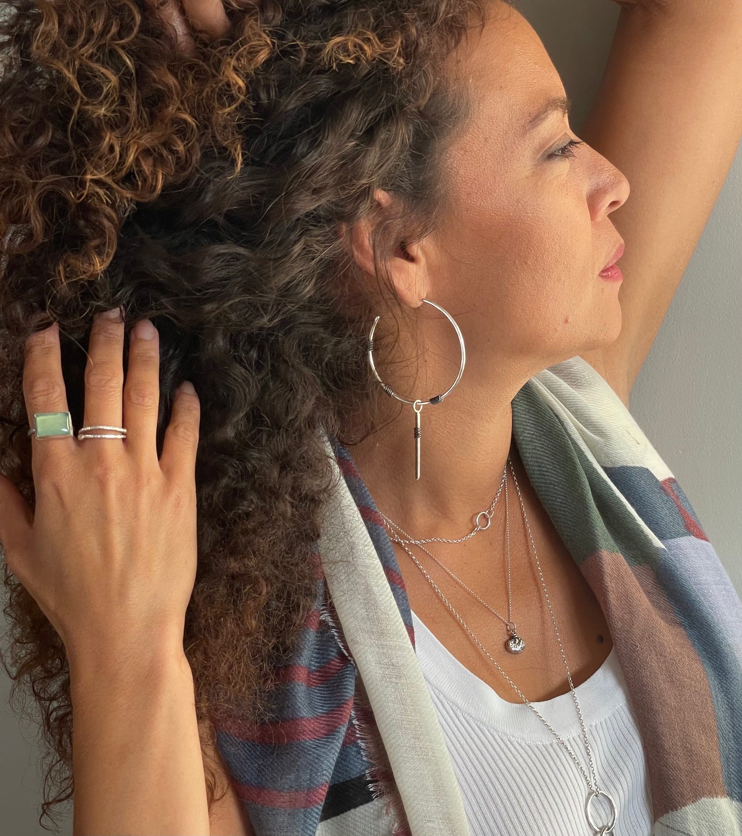 Boho Hoops & Stick Charm