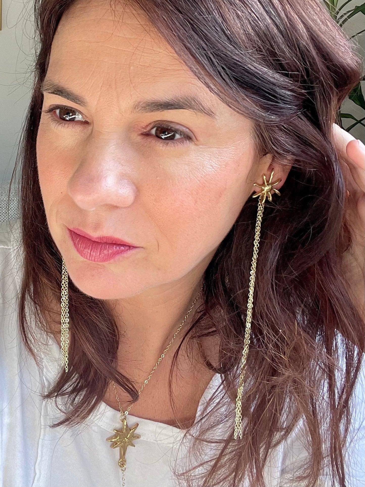 Nova Earrings + Chain Dangles
