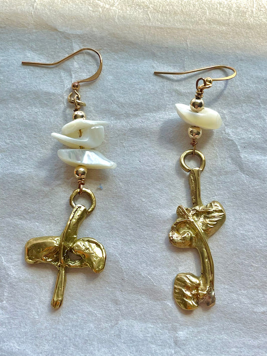 String of hearts Earrings