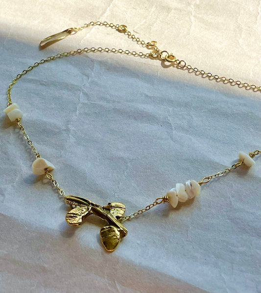 String of Hearts Short-Necklace