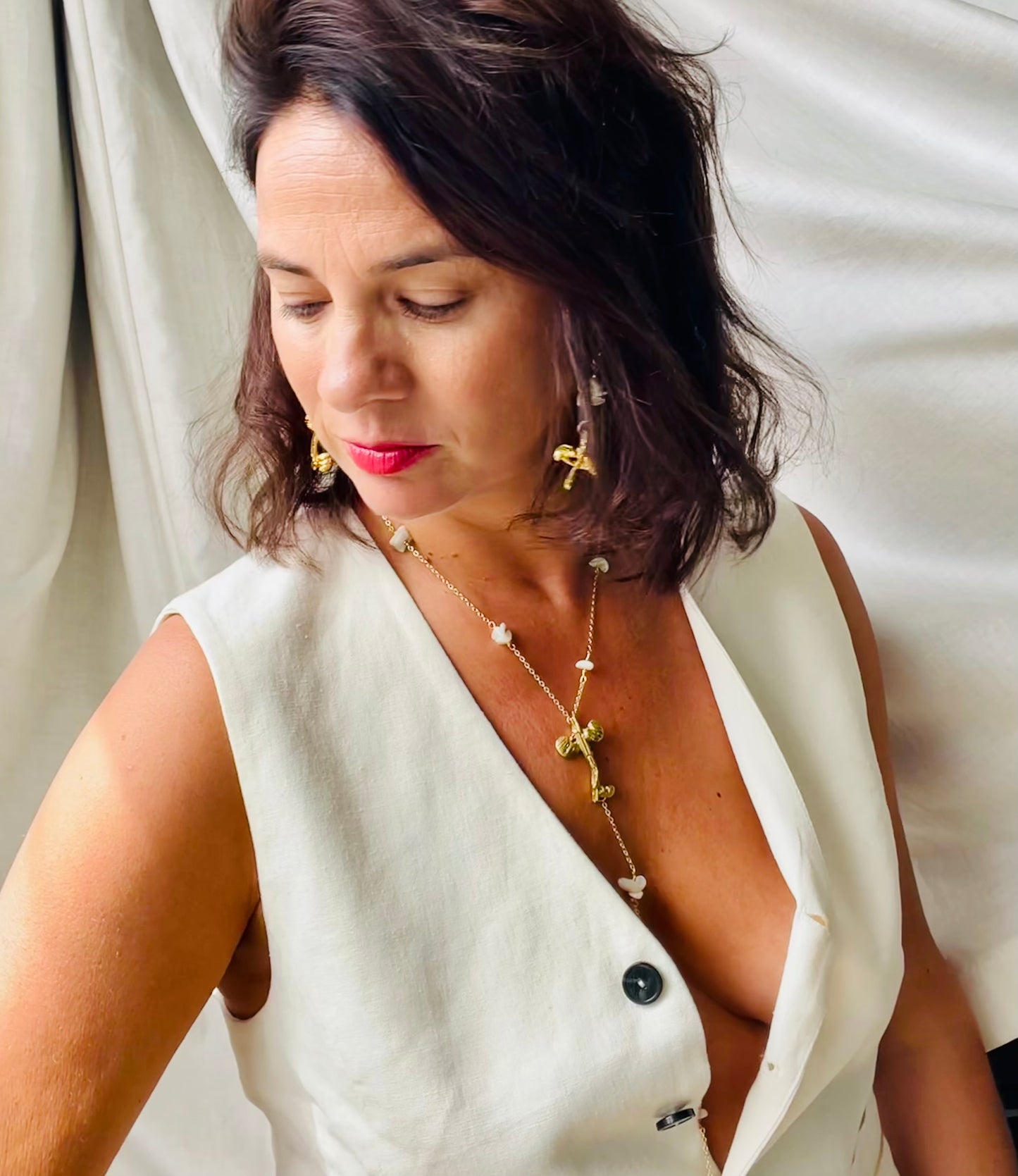 String of hearts Body-Necklace