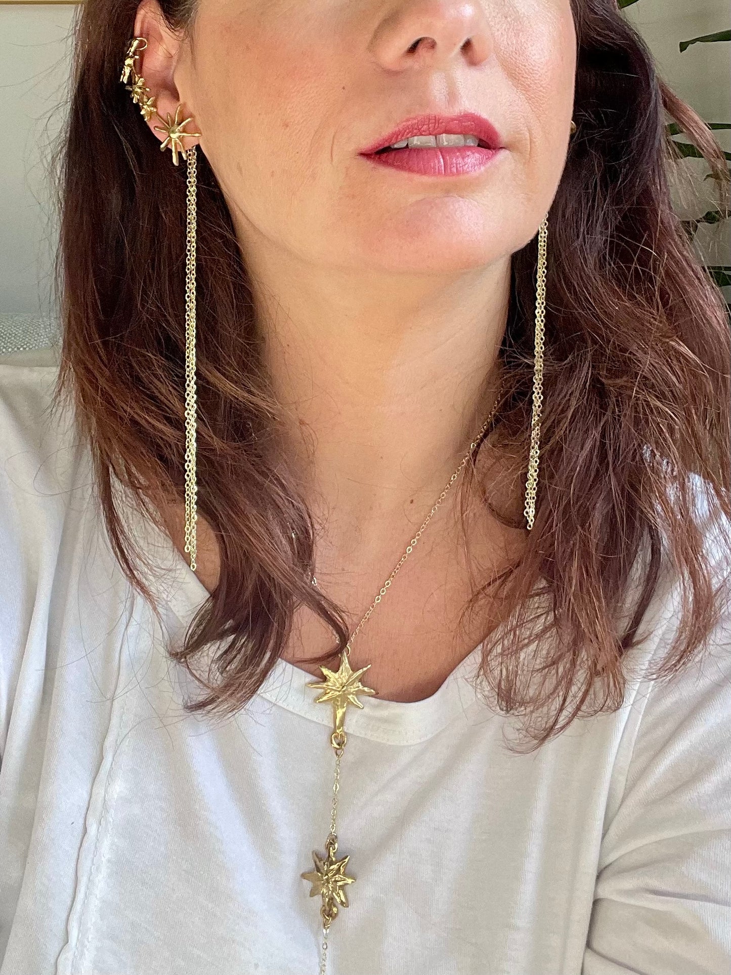 Nova Earrings + Chain Dangles