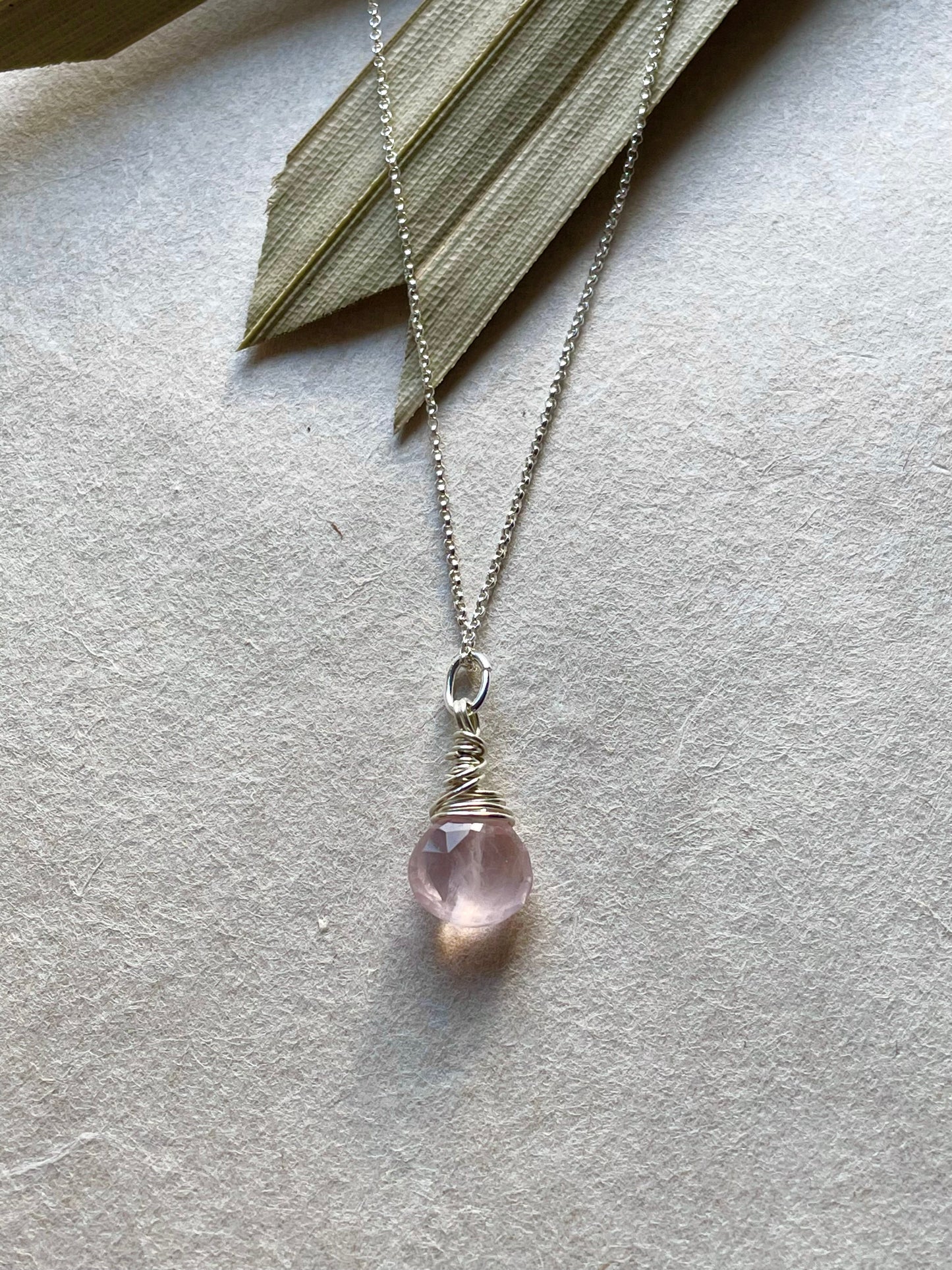 Briolette Pendant Necklace