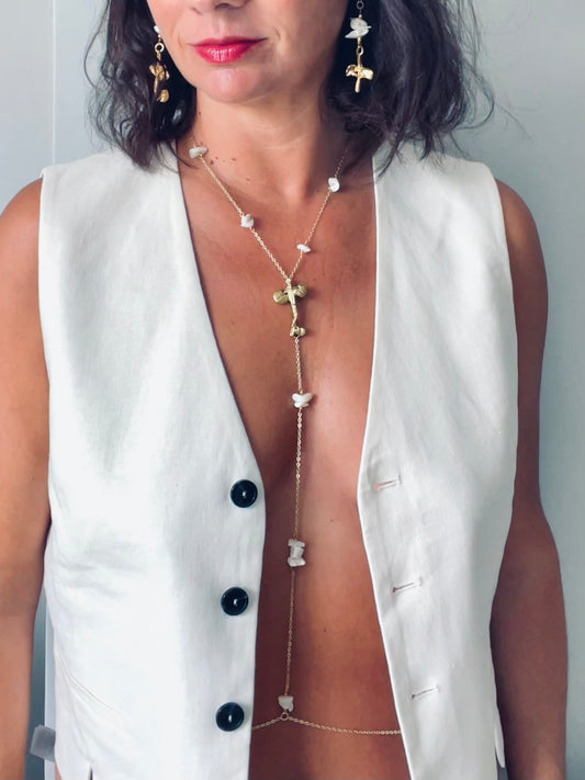 String of hearts Body-Necklace