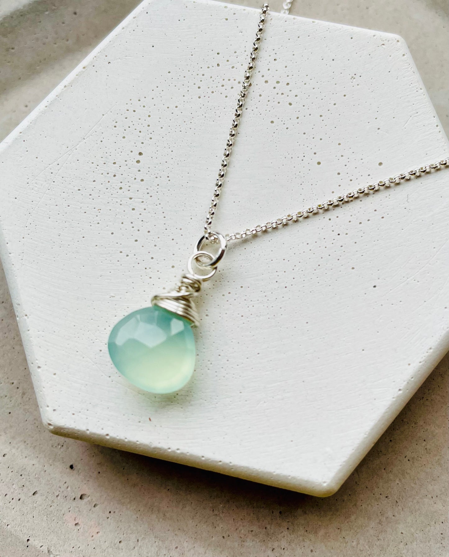 Briolette Pendant Necklace