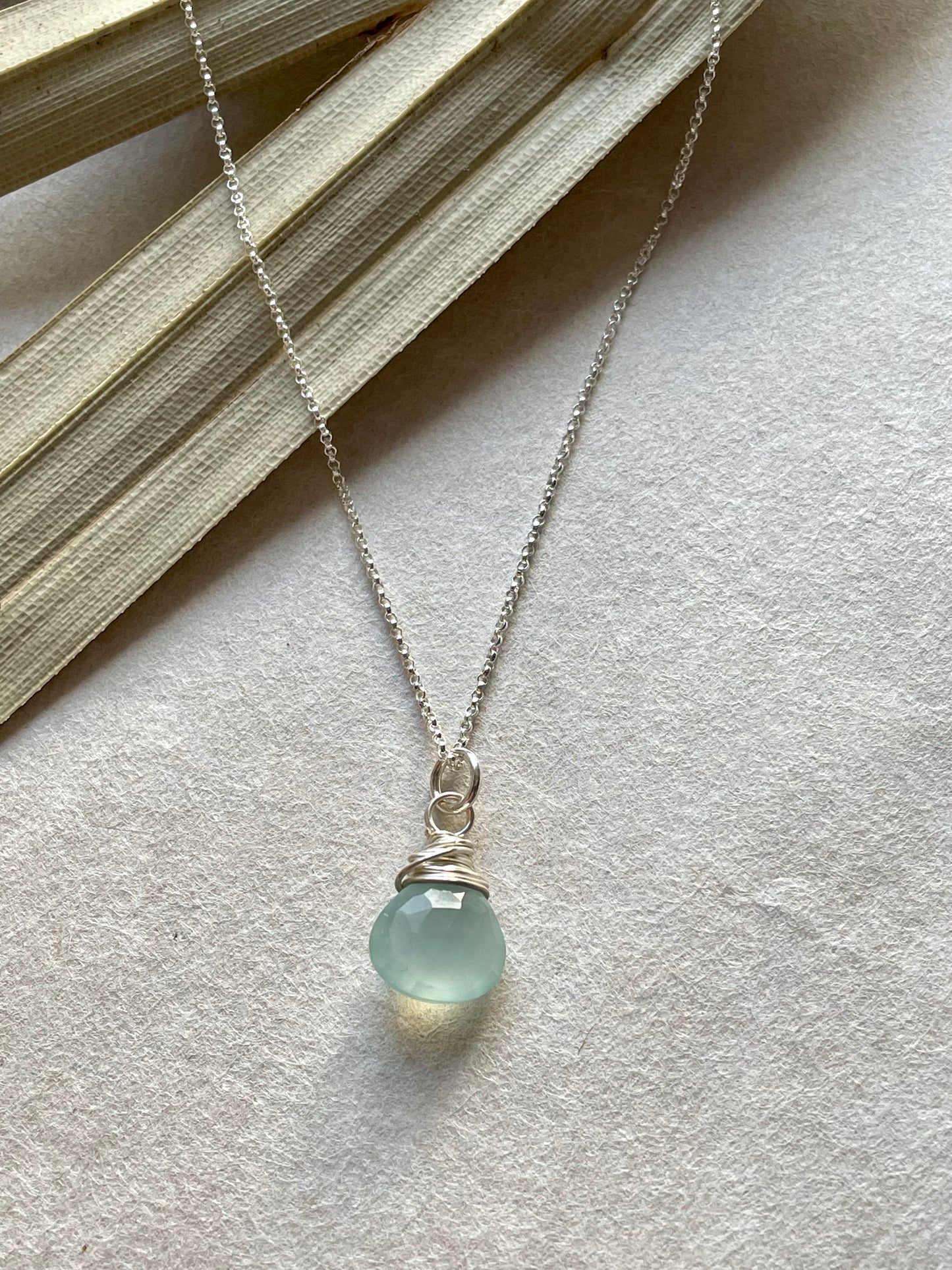 Briolette Pendant Necklace