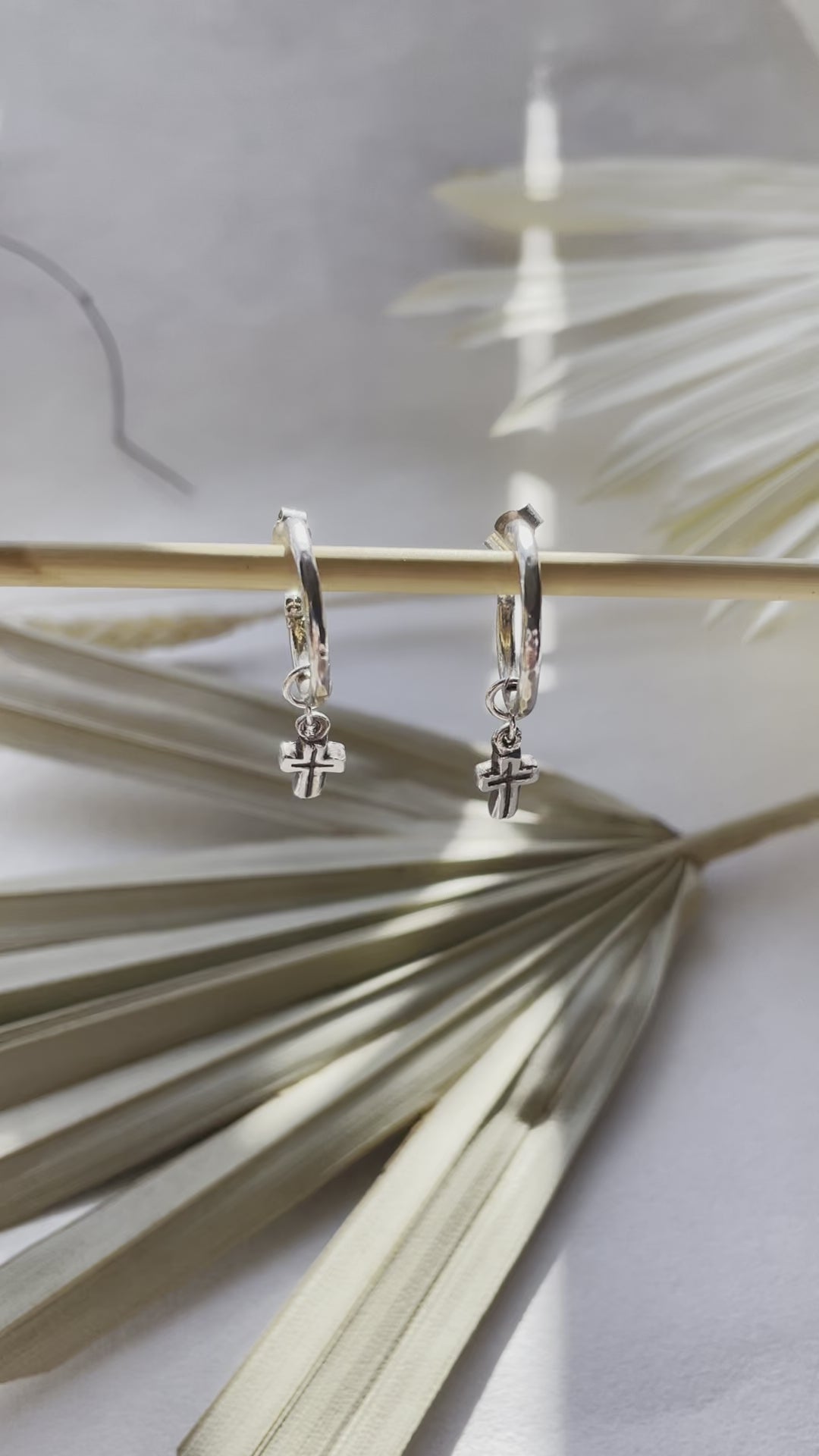 Chunky Cross Earrings – SidimoJewellery