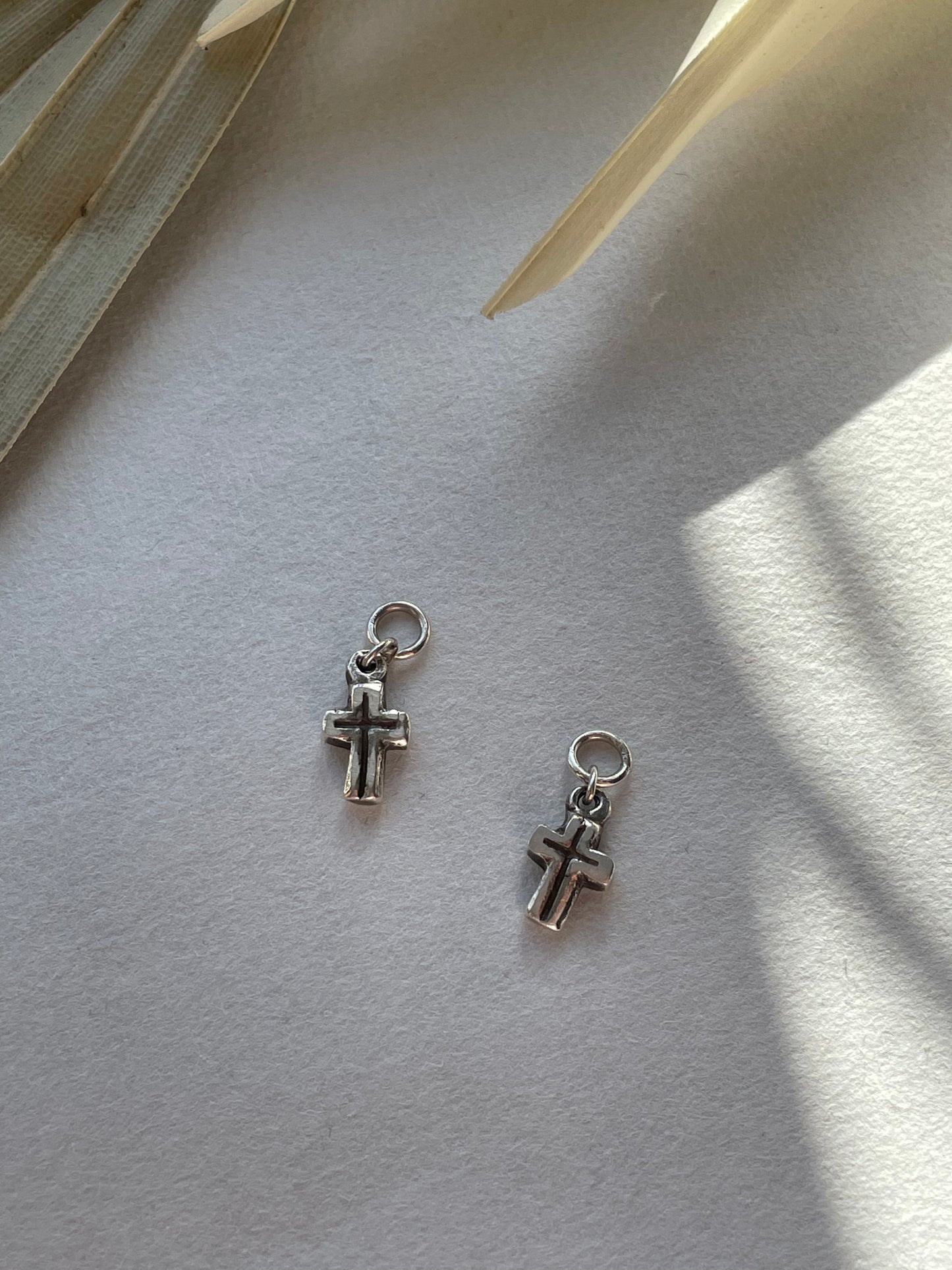 Chunky Cross Earrings